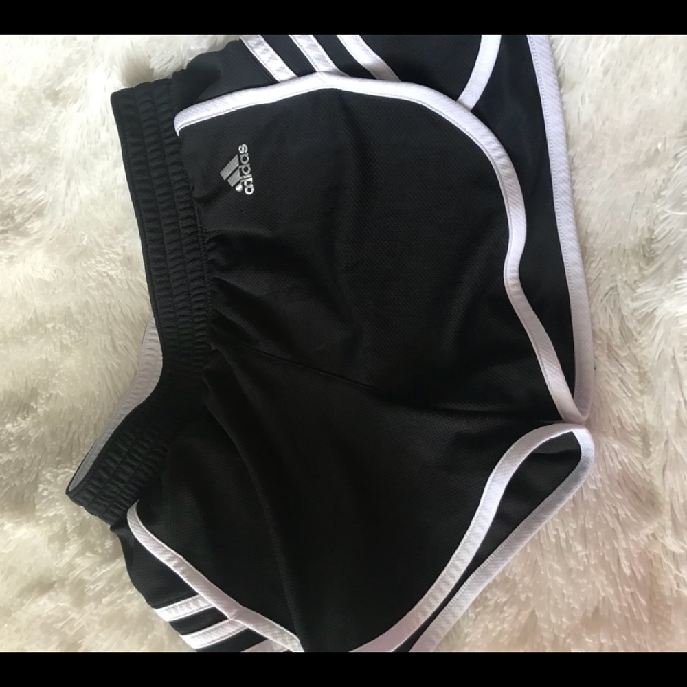 Black and white shorts